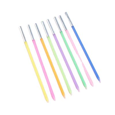 China Smooth surface Manufacturers Direct Selling Custom 8 Rainbow Birthday Candles In A Plastic Bag for sale