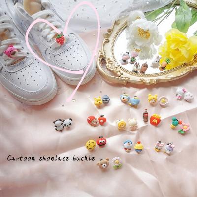 China Shoe Charm Couples Cartoon Lace Buckle Canvas Shoe Decoration for sale