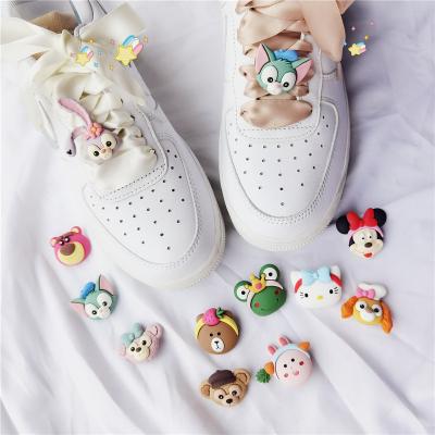 China Shoe Charm Canvas Shoes Cartoon 3D Lace Buckle Decorative Lazy Buckle for sale