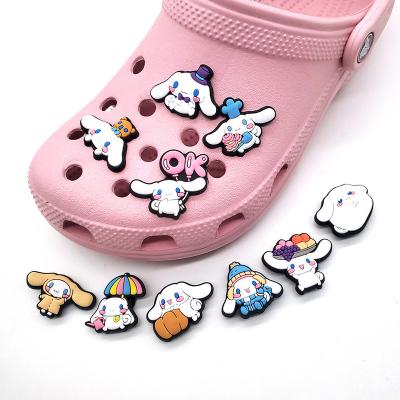 China Clog charm custom cartoon jade guigou costume kids lovely shoes charm clogs shoes decoration for sale