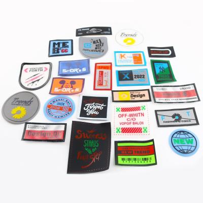 China Sustainable Personalized 3D Rubber Patch Custom Logo PVC Coat Label For Clothing for sale