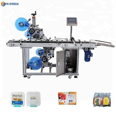 China Automatic CLOTHING Box or Bottle Top Bottoms and Sticker Labeling Machine for sale