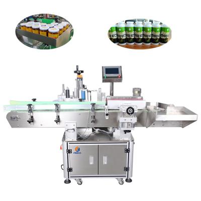 China FK803 APPAREL Syrup Bottle Wrap Round Transparent Label Labeling Machine Round Bottle Sticker Round Bottle Labeling Machine for sale