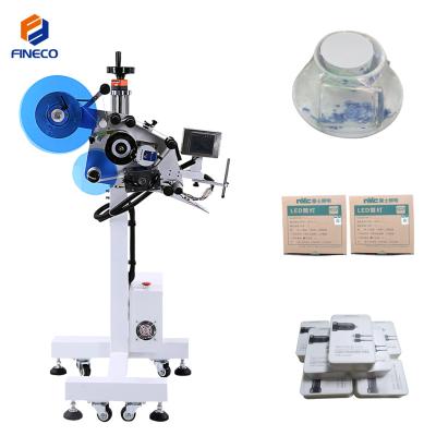 China 2021 2021 Industrial GARMENT production line full automatic promotion food production sticker labeling machine flat head for cans food for sale