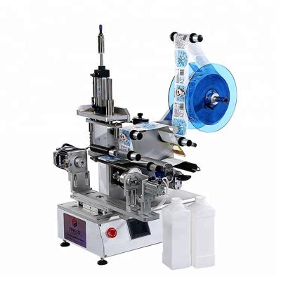 China FK616 semi-automatic food retail price manul can cone square round labeler oval diy sticker flats bottle labeling machine for sale