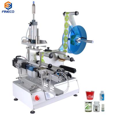 China Square Bottle Labeling Machine Factory Price Manual Efficient Flat Bottle Small Square Bottle Applicator Labeling Machine Square Bottle for sale