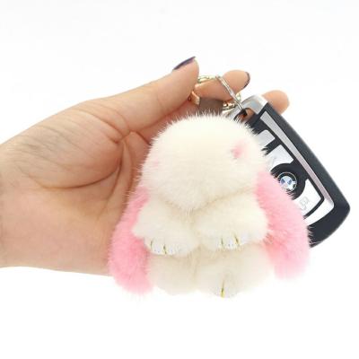 China High End Fur Jewelry Girls Birthday Gifts Girls Cell Phone Accessories Fluffy Pendants for sale