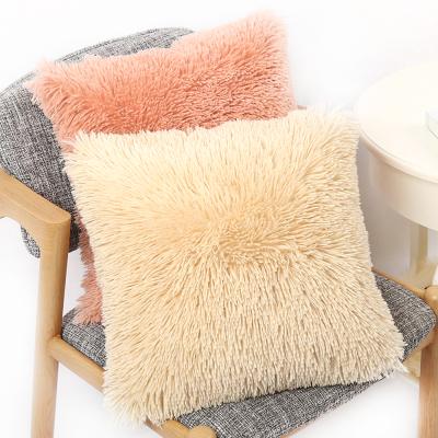 China High quality and low price fluffy pillows anti-static custom plush custom pillow tile for sale