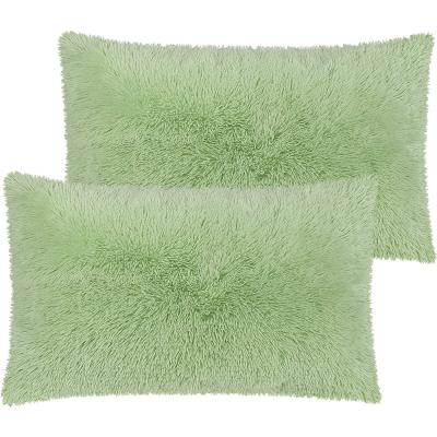 China Anti-Static Luxury Pillow Case Plush Square Pillow for sale