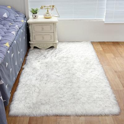 China Rugs And Blankets Living Room Wool Fur Kids Washable Bohemian Nordic Carpet for sale