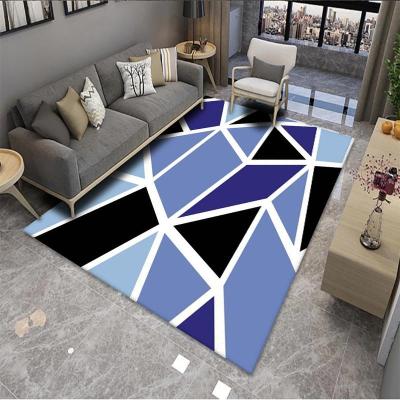 China Washable living room printed 3D carpet geometric rug mbx coral non-slip carpet for sale