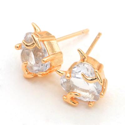 China Fashion Real New Design Fashion European Style Jewelry Gold Plating Truly Jewelry Stud Earrings for sale