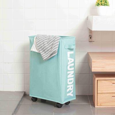 China Modern Custom Wholesale Waterproof Reusable Drawstring Hotel Canvas Laundry Home Storage Mesh Bag With Logo for sale