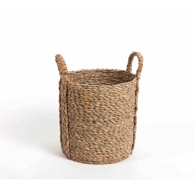 China Durable Portable Premium Woven Storage Basket Box Baby Diaper Storage Basket for sale