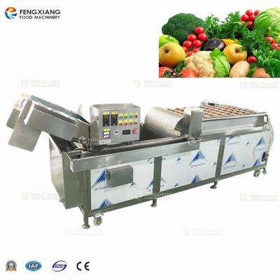 China Commercial Ozone Vegetable Washing Machine Dragon Fruit Air Bubble Disinfection Washing Machine for sale