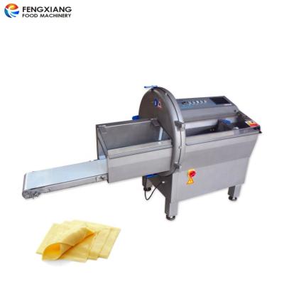 China Automatic commercial cheese frozen meat bacon ham making cutting slicing slicer machine for sale