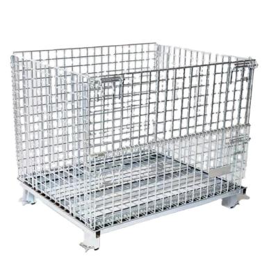 China Industrial Warehouse Storage System Metal Mesh Srackable Storage Bin for sale