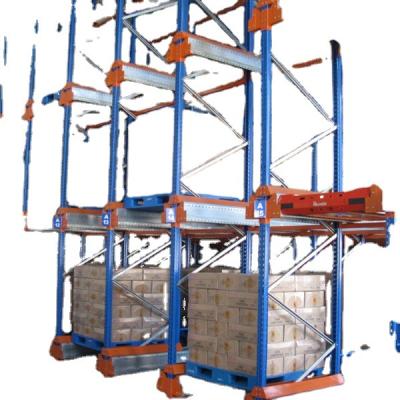 China Steel Industrial Warehouse Storage System Cold Storage Drive In Shuttle Racking for sale