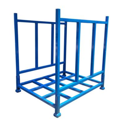 China Stackable Heavy Duty Warehouse Storage Stackable Foldable Stacking Rack for sale