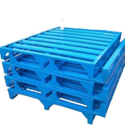 China Industrial Corrosion Protection Warehouse Storage Transport Stacking Metal Steel Pallets For Sale for sale