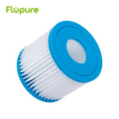 China Modern Outdoor 10 Person Bath Hot Tub Pleated Water Pool Cartridge Pool Cartridge Filter Spa 40353 for sale