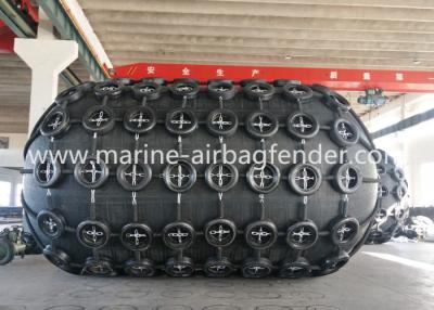 China 4.8m*8m 50kPa Rubber de Stootkussens Hoge Prestaties van Havenpneuamtic met Netto Kettingsband Te koop