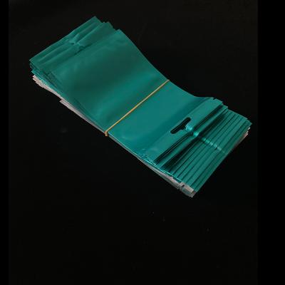 China Hot sale polysmarts recyclable 3 sides seal bag for dental floss packaging zipper bag with clear window for sale