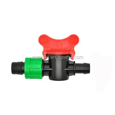 China Mini Irrigation Tape Connection Irrigation Valve Tape Starter Valve Use Plastic Valve For 16mm Drip Tape OV031715 50pcs/pack for sale