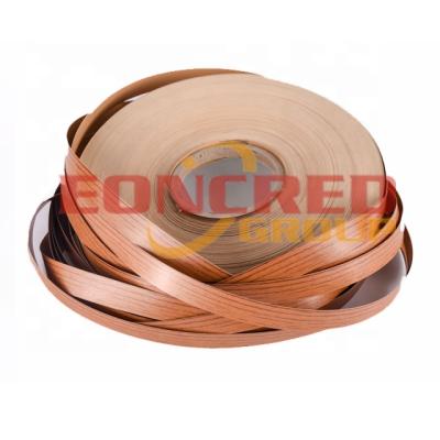 China Furniture Decoration Eoncred Brand Dark Melamine Edging Veneer Rolls Dark Melamine Edging Strip for sale