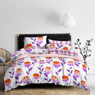 China 3D design polyester printing disposable bedding set/comforter set/sheet/bed linen for sale