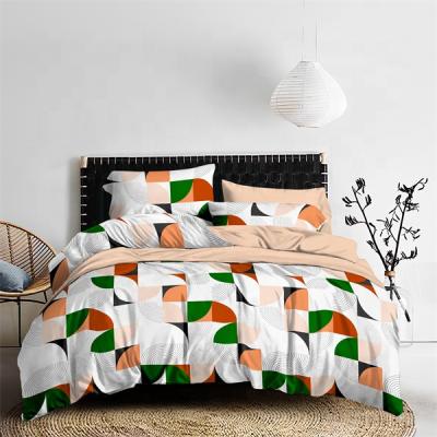 China Home Textile Disposable Bedding Cotton 100 Cotton 100 Twill Printed Fabric For Queen Bed Set Bedroom for sale