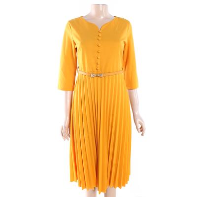 China New Anti-static Collection Knitted Fabric Knee Length Dress OEM Guangzhou Wholesale Clothing Best Quality Manufacturer for sale