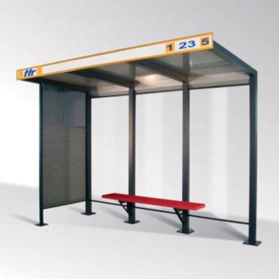 China Minimalist High Quality Outdoor Waterproof Bus Waiting Shelter for sale