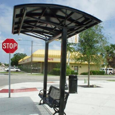 China Modern Waiting Room Furniture Simple Metal Bus Stop for sale