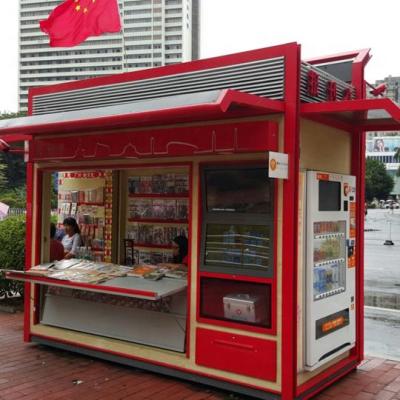 China Modern Outdoor Waterproof Furniture Newsstand Information Kiosk Service Kiosk for sale