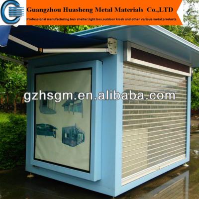 China Outdoor Outdoor Furniture Street Newspaper Kiosk Information Kiosk Booth for sale