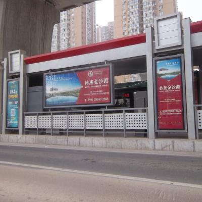 China Adertising Display Large City Facilities Bus Station Advertising Light Box for sale