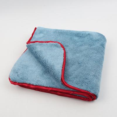 China Car_detailing_microfiber_cloths 1000gsm High Quality Super Thick Coral Fleece Towel Sustainable for sale