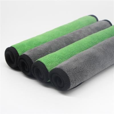 China Sustainable Double Sides Micro Fiber Cloth With Crochet Microfiber Kitchen Towels for sale