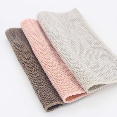 China Sustainable Custom Small Color 30x30 Cm Kitchen Microfiber Packaging Cloth for sale