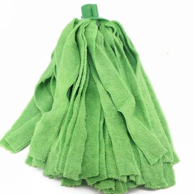 China Sustainable Floor Cleaning Mop Rolls Strips Cloth Microfiber Strip Mop Head for sale