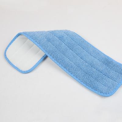 China Viable Microfiber Cleaning Jet Broom Refill Mop Flat Head Home Commercial Microfiber Mop Pads for sale