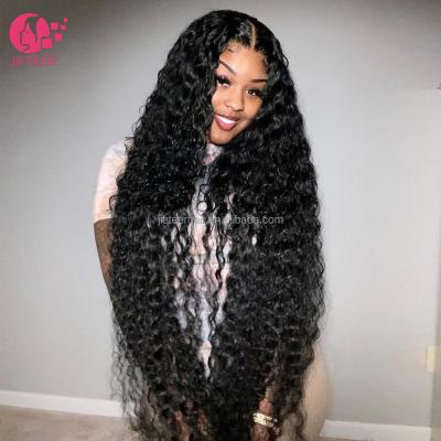 China Wholesale Curly Cheap Curly Cuticle Aligned Straight Lace Front With Baby Hair Bob Hair Colored Transparent Lace Wigs For Black Women for sale