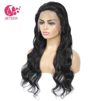 China Wholesale Cheap High Density Factory Made Silky Straight Wave Cuticle Aligned Brazilian Virgin Hair Body Hair Lace Front Wigs With Baby Hair for sale