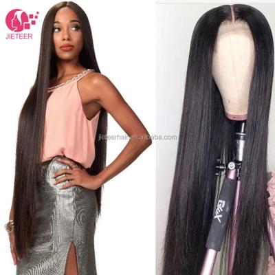 China Factory Deep Stain Wave Brazilian Virgin Cuticle Aligned Wigs Deals Straight Raw Lace Front Hair Wigs For Black Women for sale