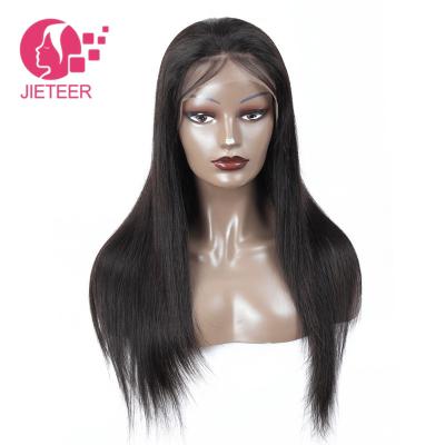 China Cheap Top Quality Silky Straight Women's 100% Virgin Lace Front Wigs Black Wave Brazilian With Baby Hair HD Straight Hair Lace Front Wig for sale