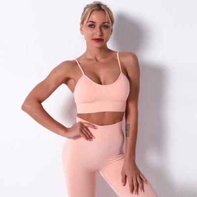 China Top Selling Tiktok Fitness Women Yoga Bra Underwear Gym Breathable Hot Sexy Sports Bra for sale