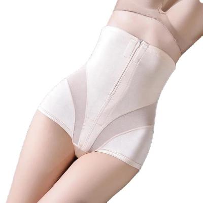 China High Quality Breathable Mature Control Panties Brief Shaper Waist High Tummy Slimming Panties Thong Shaper for sale