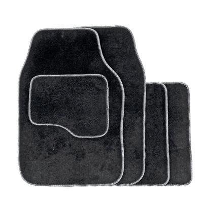 China Washable All Kinds Models Car Floor Mat Mat 4 Pieces Or 5 Pieces Set Black for sale