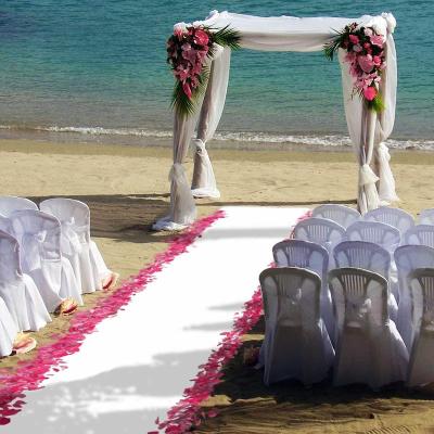 China Stain Resistant Wholesale Needle Punched Wedding Aisle Runner Carpet for sale